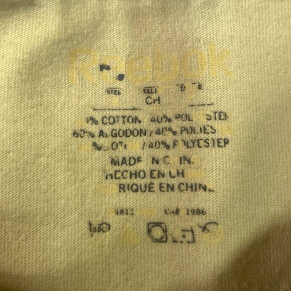 Reebok Pittsburgh Penguins Tshirt Small Black Gold Short Sleeve Fanwear - Picture 6 of 6